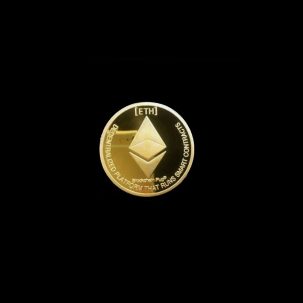 Ethereum Moeda Dourada Comemorativa Colecionador Presente - Valmar Import