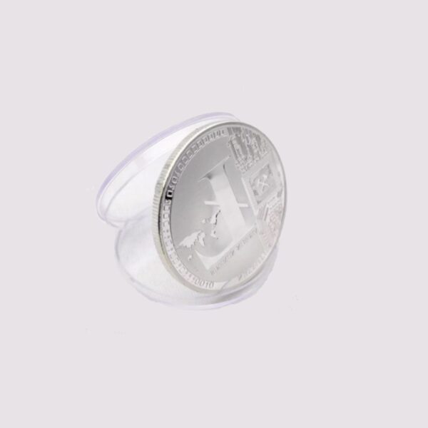 Litecoin Moeda Prata Física Colecionador Presente - Valmar Import
