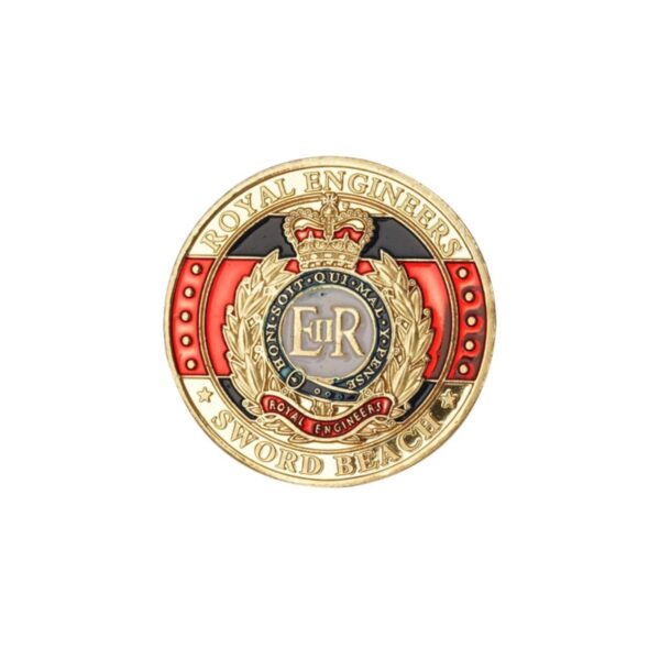Moeda Comemorativa Royal Engineers United Kingdon - Valmar Import