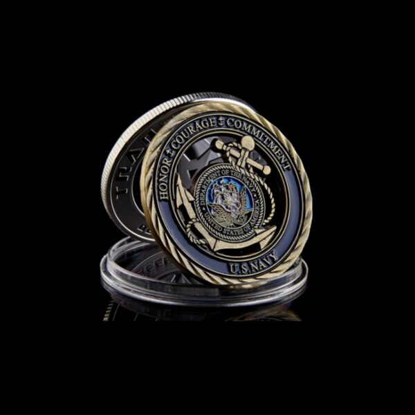 Moeda Marinha EUA Honor Courage Commitment - Valmar Import