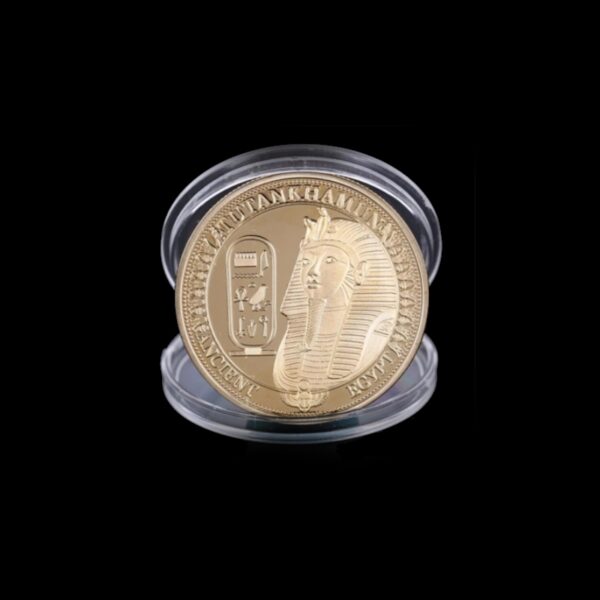 Moedas Banhadas A Ouro, Moedas Do Egito Antigo ,Esfinge De Gizé, Para Coleção, Presente, Moeda De 4 Cm, 1 Peça - Valmar Import