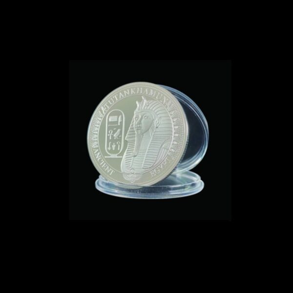 Moedas Banhadas A Prata, Moedas Do Egito Antigo, Esfinge De Gizé, Para Coleção, Presente, Moeda De 4 Cm, 1 Peça - Valmar Import