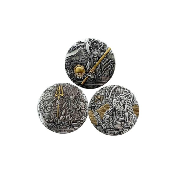 Moedas Dos Deuses, Rá O Deus Do Sol, Deusa Amaterasu E s - Valmar Import